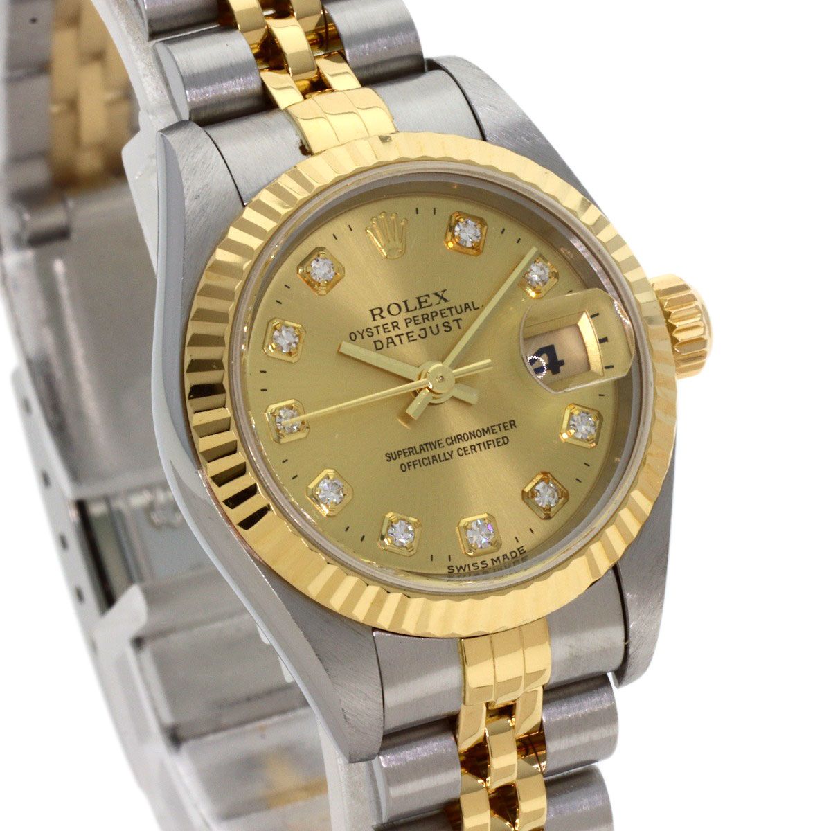 ROLEX ロレックス 79173G デイトジャスト 腕時計 SS SSxK18YG K18YG レディース [中古]