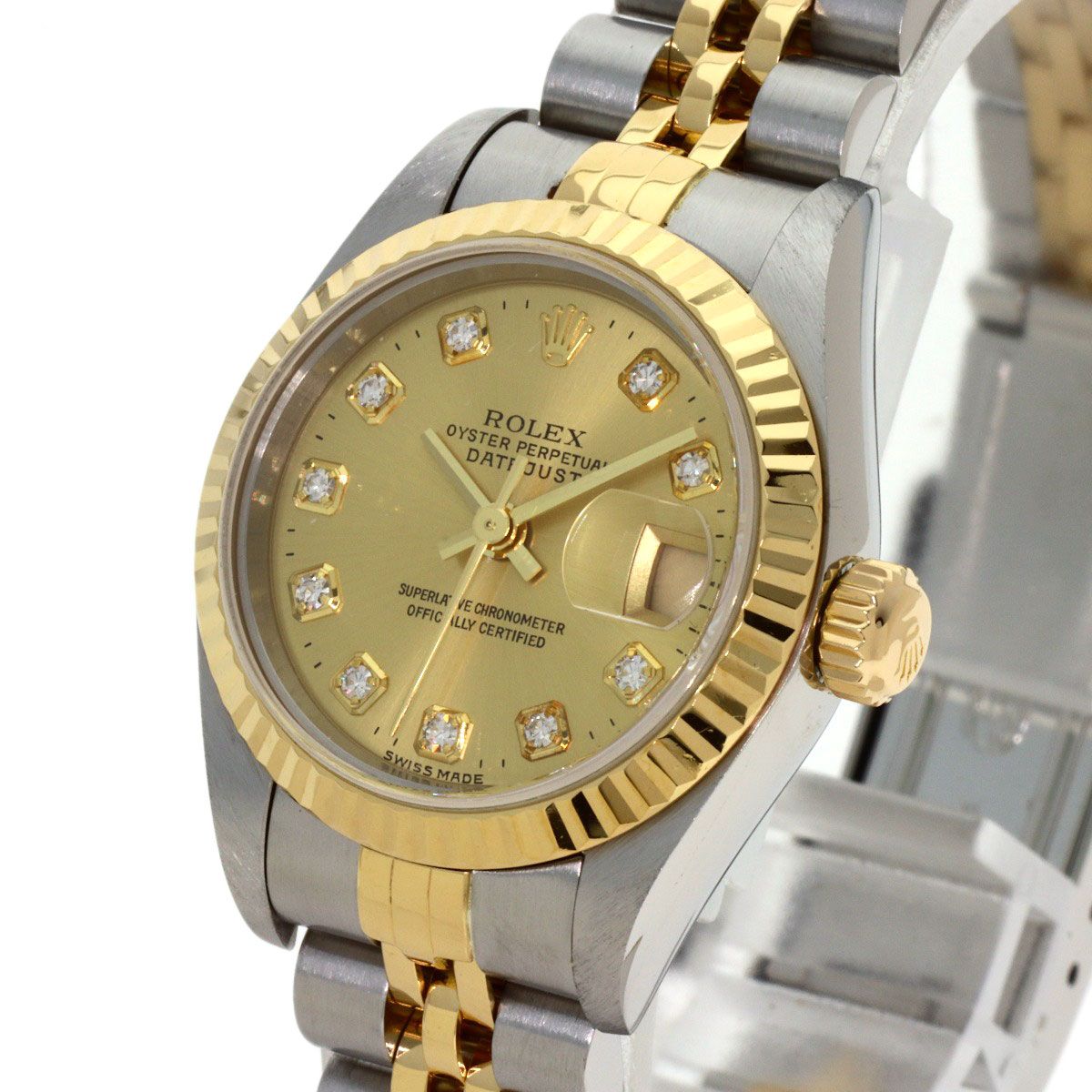 ROLEX ロレックス 79173G デイトジャスト 腕時計 SS SSxK18YG K18YG レディース [中古]