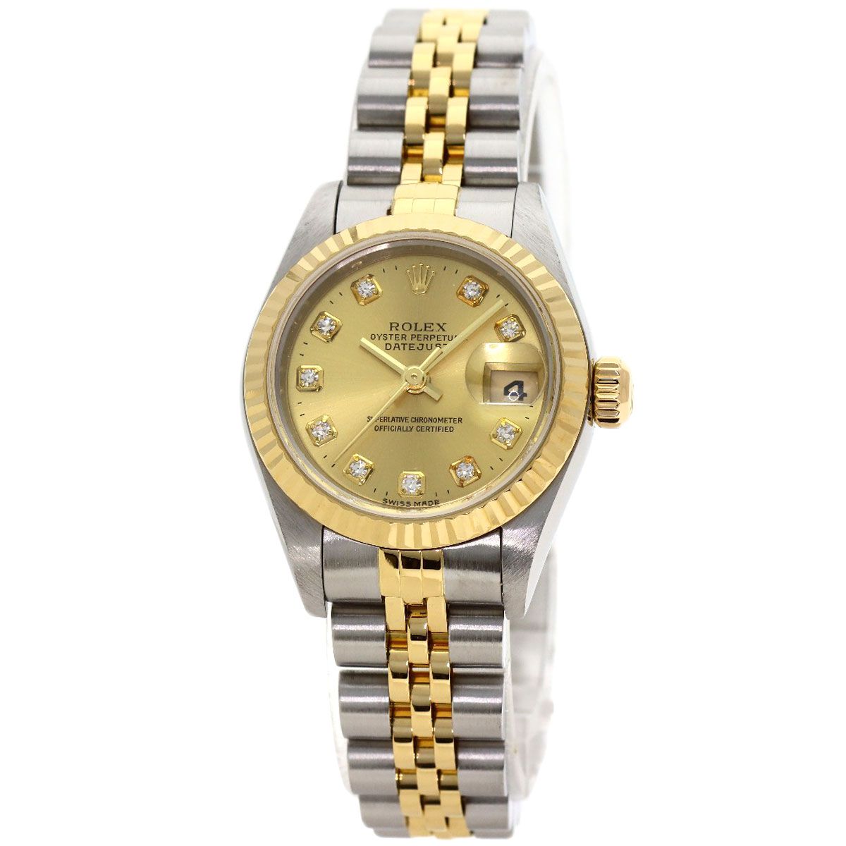 ROLEX ロレックス 79173G デイトジャスト 腕時計 SS SSxK18YG K18YG レディース [中古]