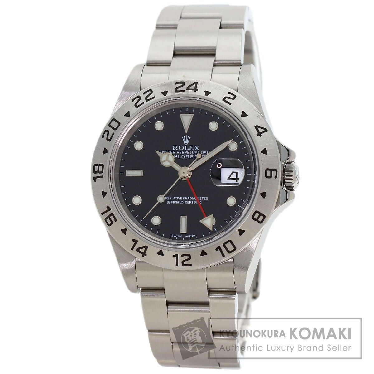 ROLEX ロレックス 16570 エクスプローラー2 腕時計 SS SS メンズ [中古]