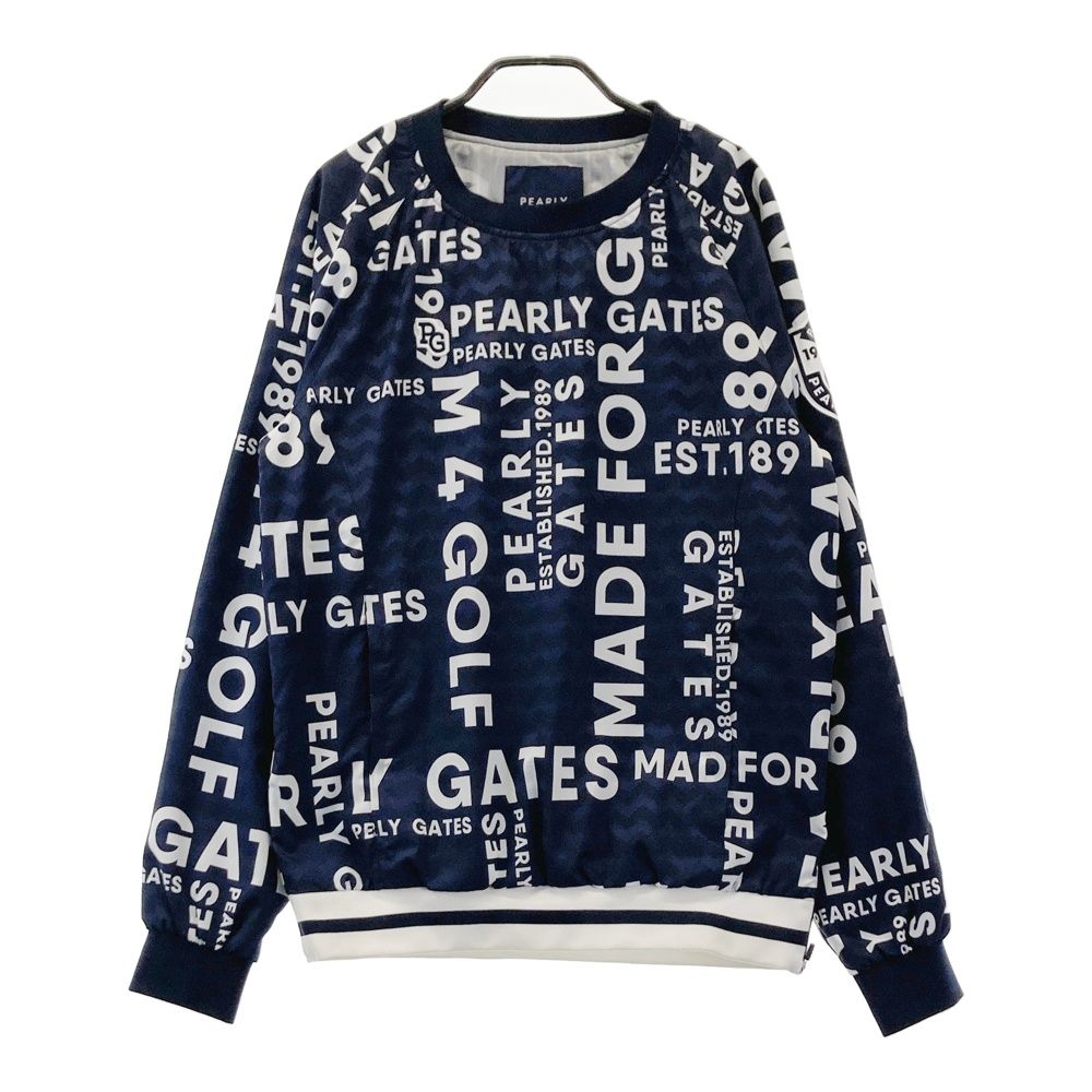 サイズ：4 PEARLY GATES パーリーゲイツ 蓄熱 スニードジャック 総柄 ネイビー系 [240101672985] ゴルフウェア メンズ ストスト 8,435円