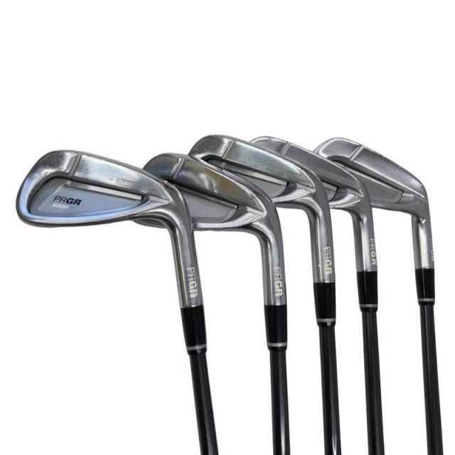 【中古】 プロギア PRGR 02 5S アイアンセット IR Diamana FOR PRGR(2020 IR) (フレックスR) メンズ 男性用 右利き 右用 Cランク ゴルフクラブ