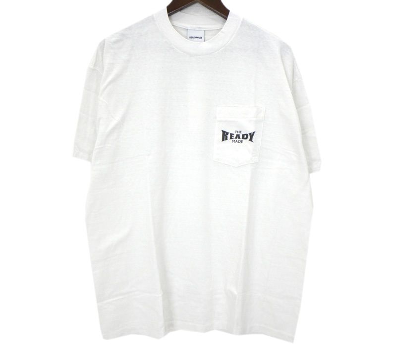 レディメイド READY MADE 24SS 【 RE CO WH 00 00 277 】 ポケット ロゴ デザイン 半袖 Tシャツ　52700