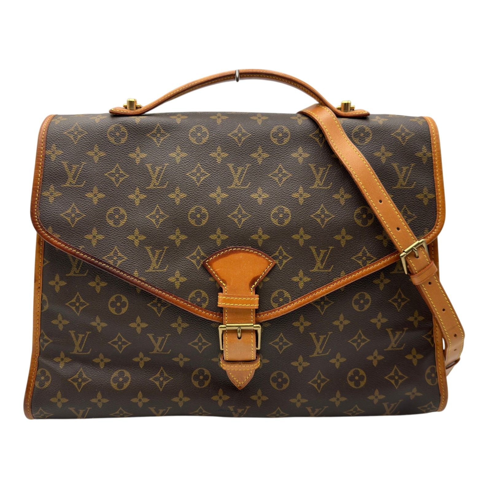 ルイ・ヴィトン LOUIS VUITTON ビバリー M51120 ブラウン モノグラム/レザー レディース ビジネスバッグ