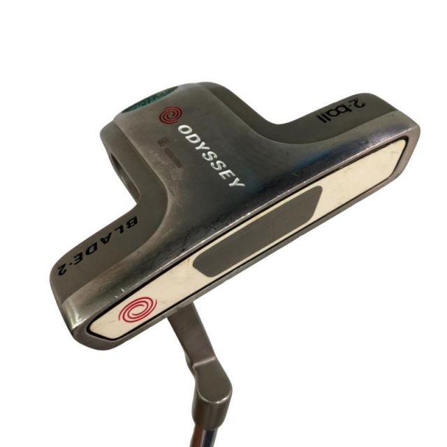 【中古】 オデッセイ WHITE STEEL 2・ball BLADE2 34インチ パター PT スチール (フレックスその他) メンズ 男性用 右利き 右用 Cランク ゴルフクラブ