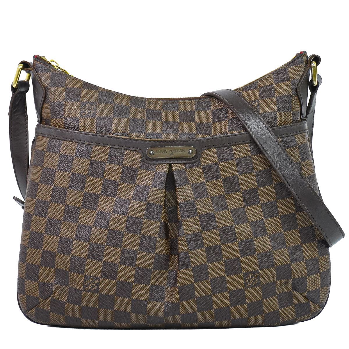 本物 ルイヴィトン LOUIS VUITTON LV ブルームズベリ PM ダミエ エベヌ ショルダーバッグ ポシェット ブラウン N42251 ビトン バッグ 中古・