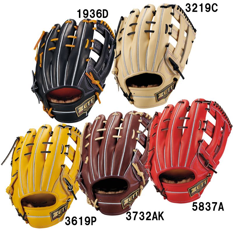 ゼット ZETT 硬式グラブ プロステイタスSE 三塁手用 中村タイプ 野球 硬式 内野手用 グラブ グローブ 26AW(BPROG285SX)、3619P(オークブラウン)