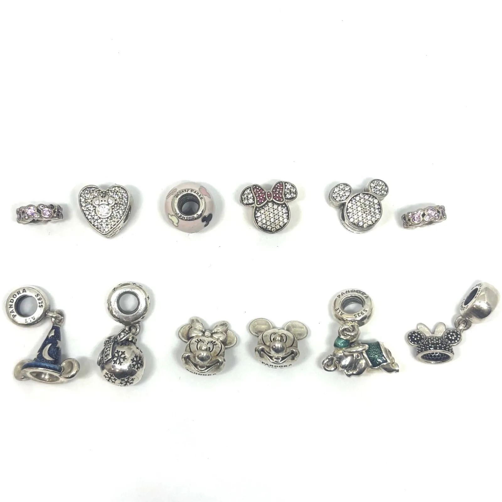 PANDORA Disney Parks パンドラ ディズニー チャーム セット ミッキー ミニー ダンボ