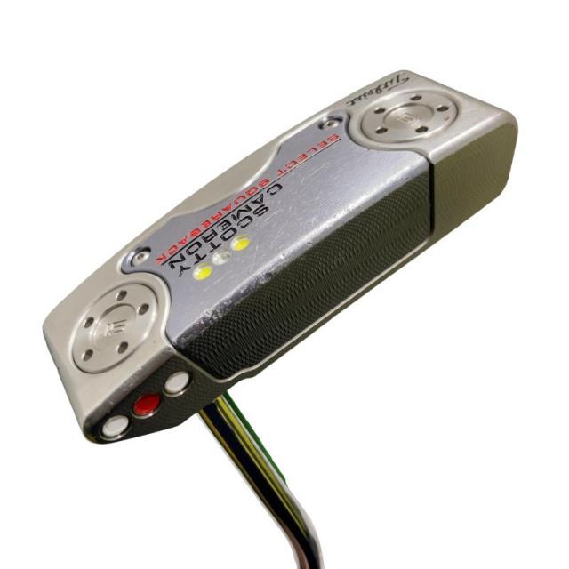 【中古】 タイトリスト SCOTTY CAMERON select SQUAREBACK(2018) 33インチ パター PT スチール (フレックスその他) メンズ 男性用 右利き 右用 Cランク ゴルフクラブ