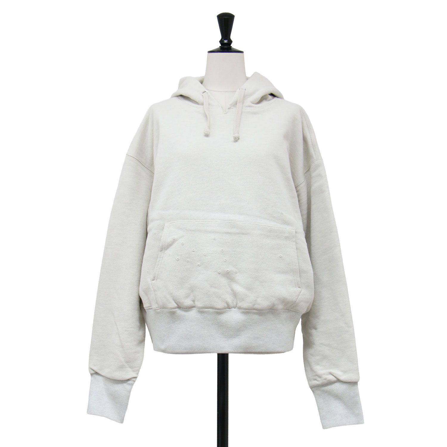 TODAYFUL トゥデイフル パーカー グレー FREE 22秋冬 ヘビーウェイト スウェットパーカー Heavy Weight Sweatparka 12220601 長袖 ダメージ加工 コットン トップス フーディー プルオーバー【レディース】【中古】