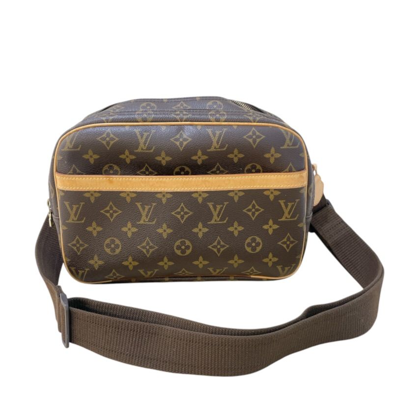 ルイ・ヴィトン LOUIS VUITTON リポーターPM M45254 ブラウン モノグラム レディース ショルダーバッグ