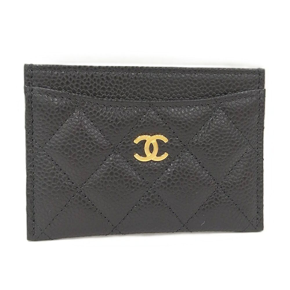 CHANEL クラシック カードケース キャビアスキン ブラック AP0213