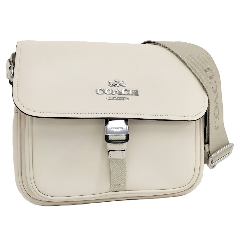 COACH ペースメッセンジャーバッグ レザー ホワイト CR098 16,860円