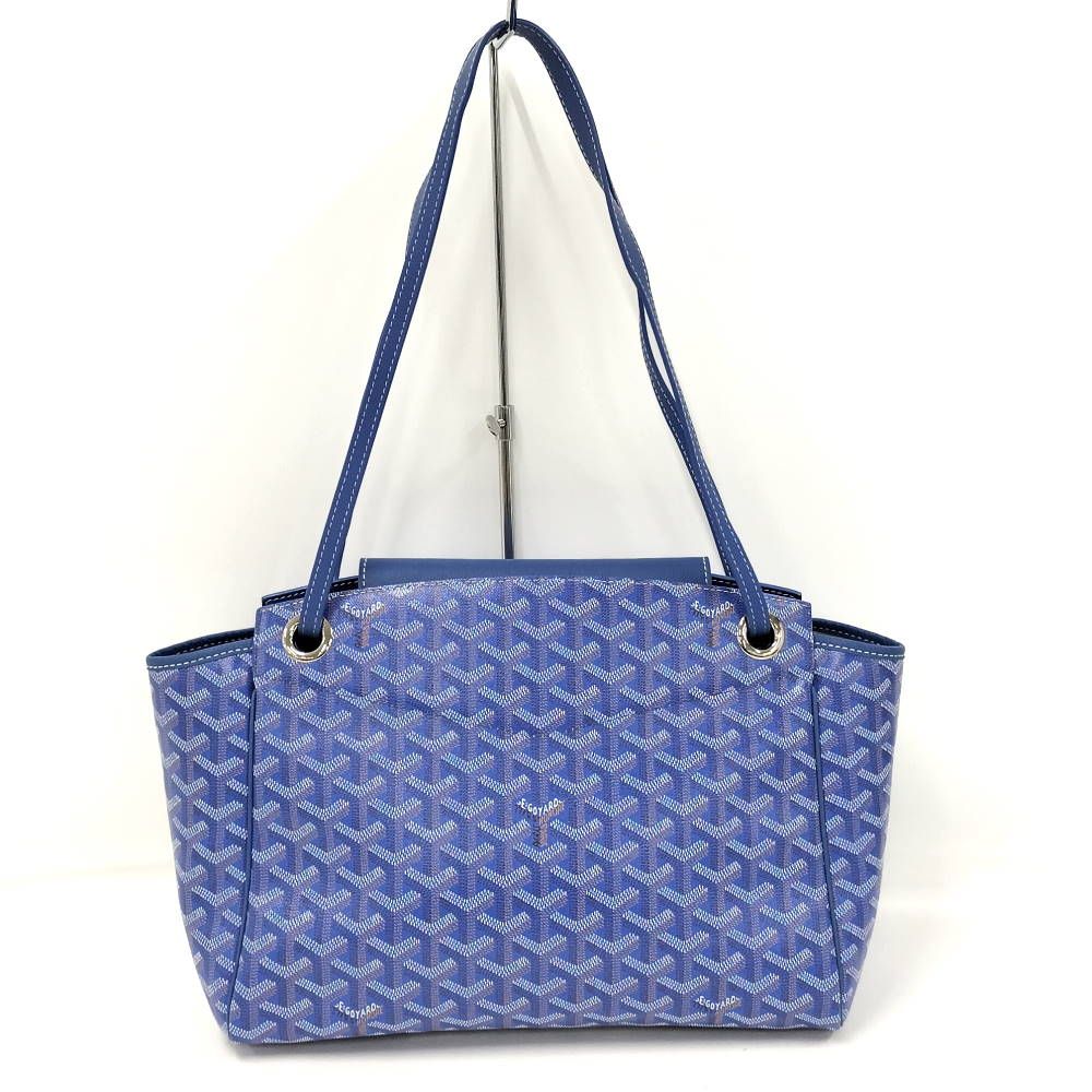 GOYARD ルエットPM ショルダーバッグ ブルー コーティングキャンバス