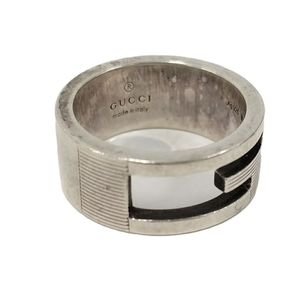 GUCCI ブランデッドG リング SV925 #10