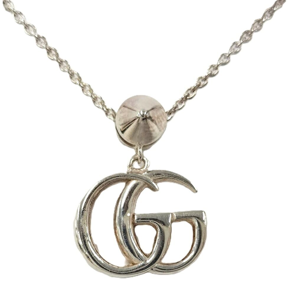 GUCCI GGマーモント ネックレス ターコイズ SV925 シルバー