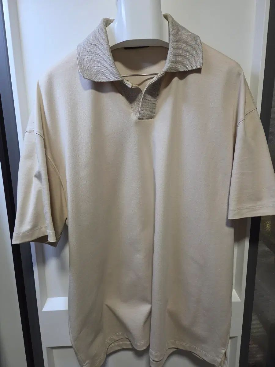 アレグリ ベージュ 半袖 カラーTシャツ