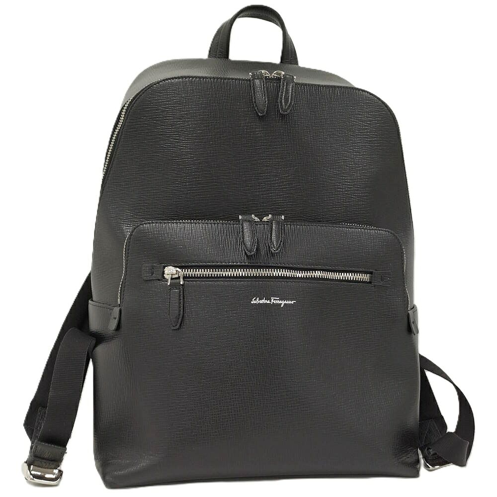 Salvatore Ferragamo バックパック レザー ブラック
