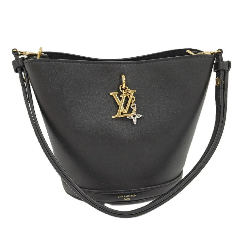 LOUIS VUITTON LV ブルーム ホーボー MINI ショルダーバッグ レザー ブラック M27260
