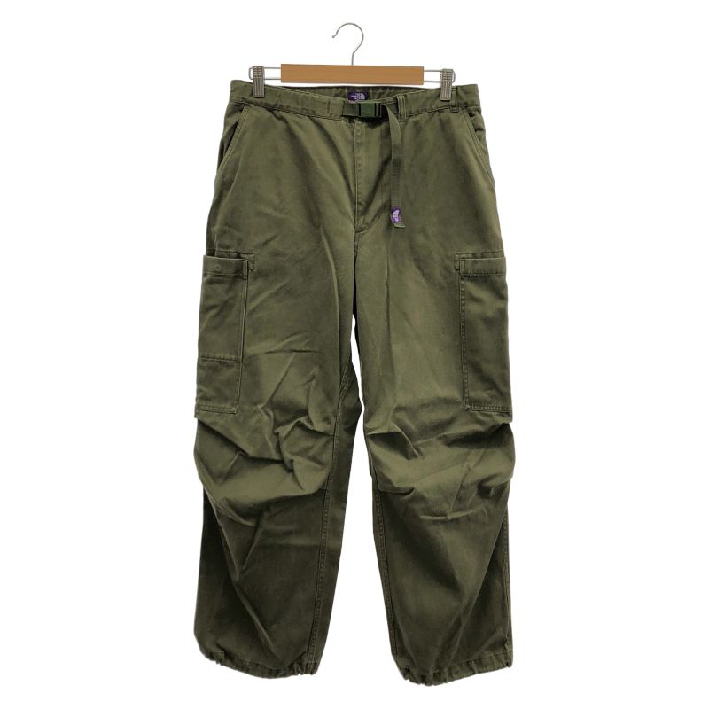 【中古】THE NORTH FACE PURPLE LABEL カーゴジョガーパンツ ミリタリー サイズ32 カーキグリーン ザノースフェイス[92]