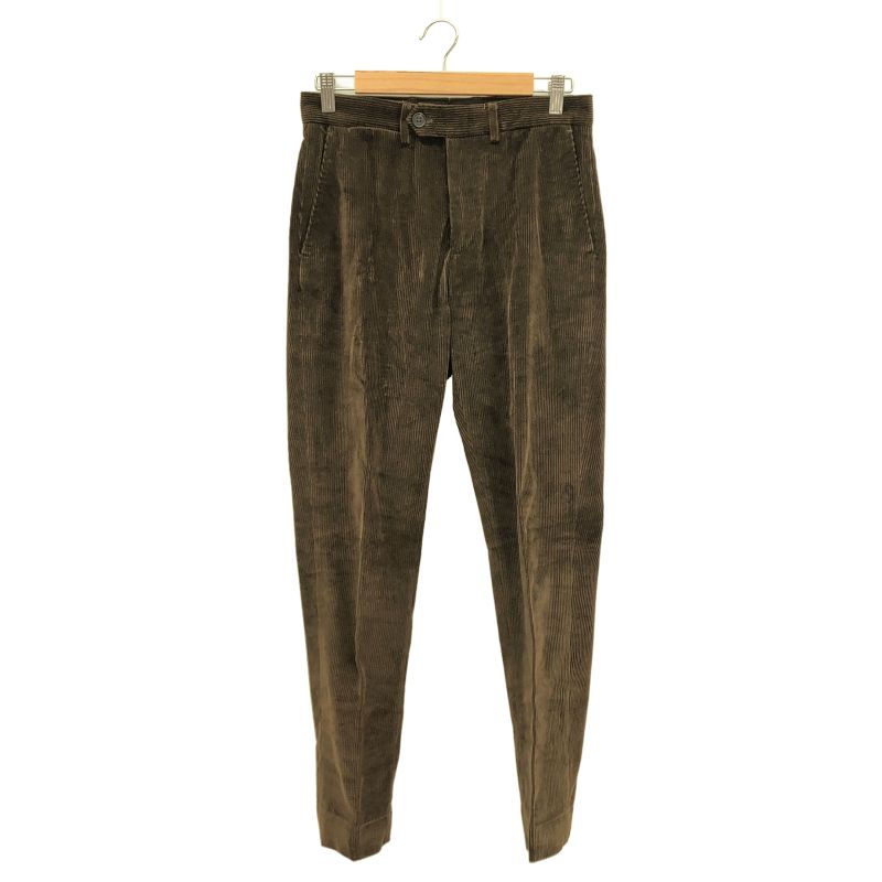 【中古】RALPH LAUREN PURPLE LABEL コーデュロイパンツ スリムフィット サイズ28 ブラウン ラルフローレンパープルレーベル[92]
