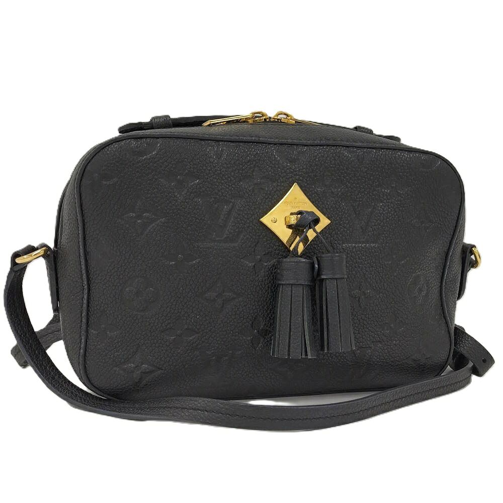 LOUIS VUITTON サントンジュ ショルダーバッグ モノグラムアンプラント ブラック M44593 CA3189