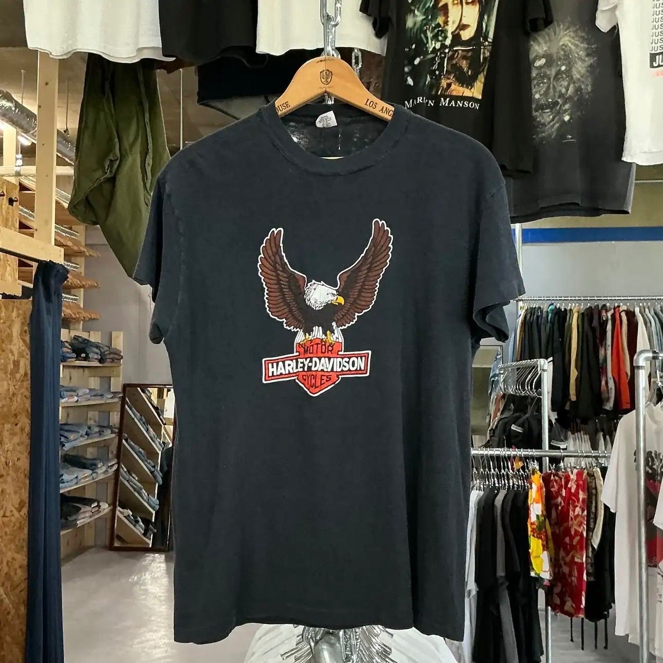 70s~ Harley Davidson Ten ハーレーダビッドソン Tシャツ
