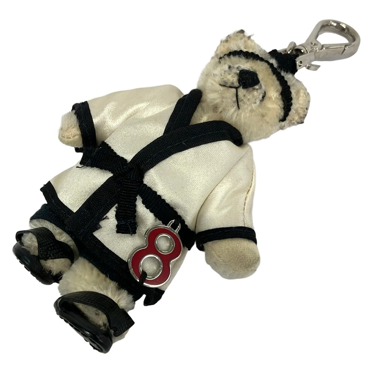 PRADA(プラダ) キーホルダー(チャーム) アイボリー×黒×レッド ベアトリック/クマ/北京オリンピック/2008/柔道 6,734円