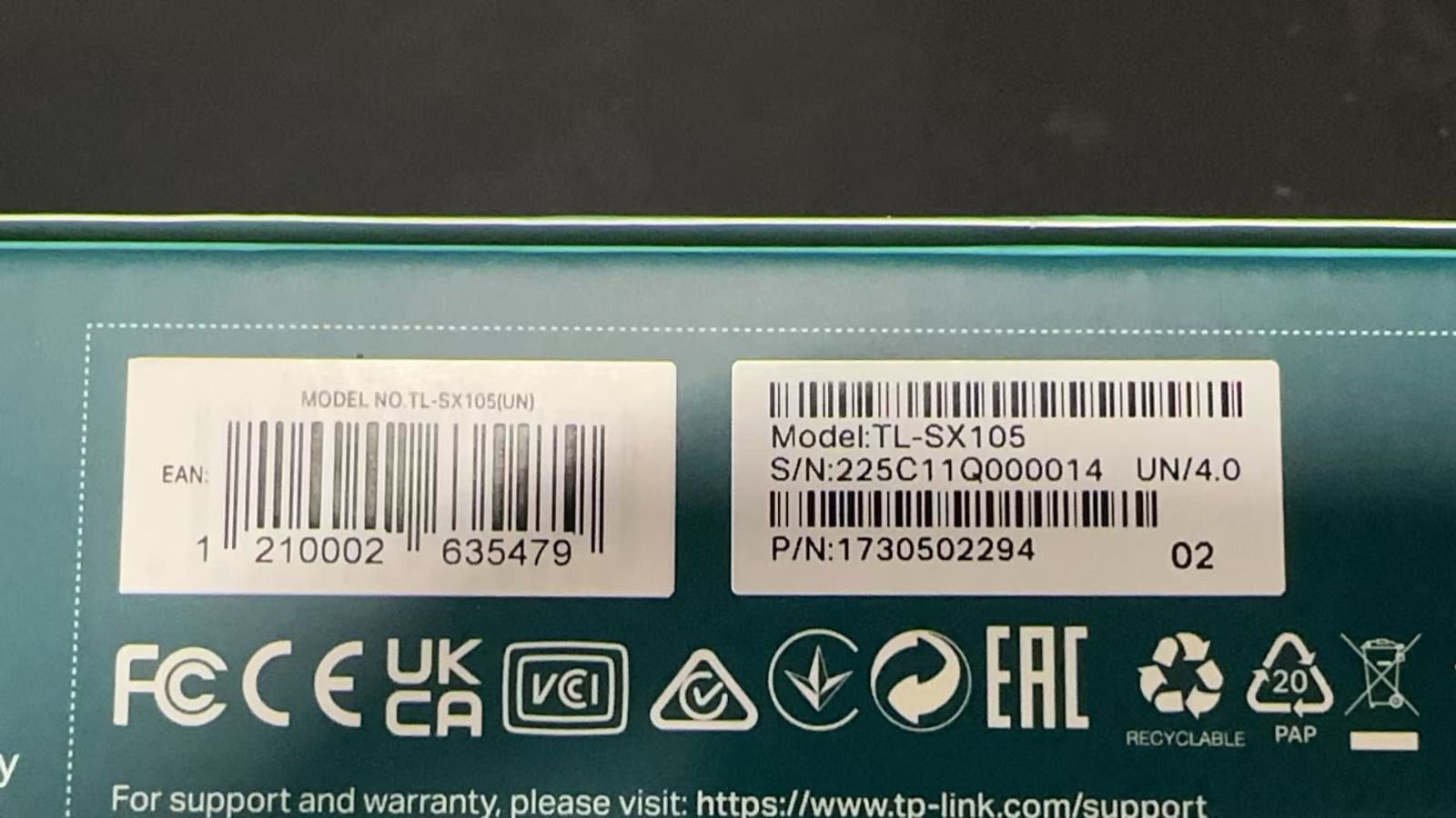 TP-Link TL-SX105 JP 10Gポート×5 アンマネージスイッチ ++925586 TP-Link TL-SX105 JP 10Gポート×5 アンマネージスイッチ ++925586
