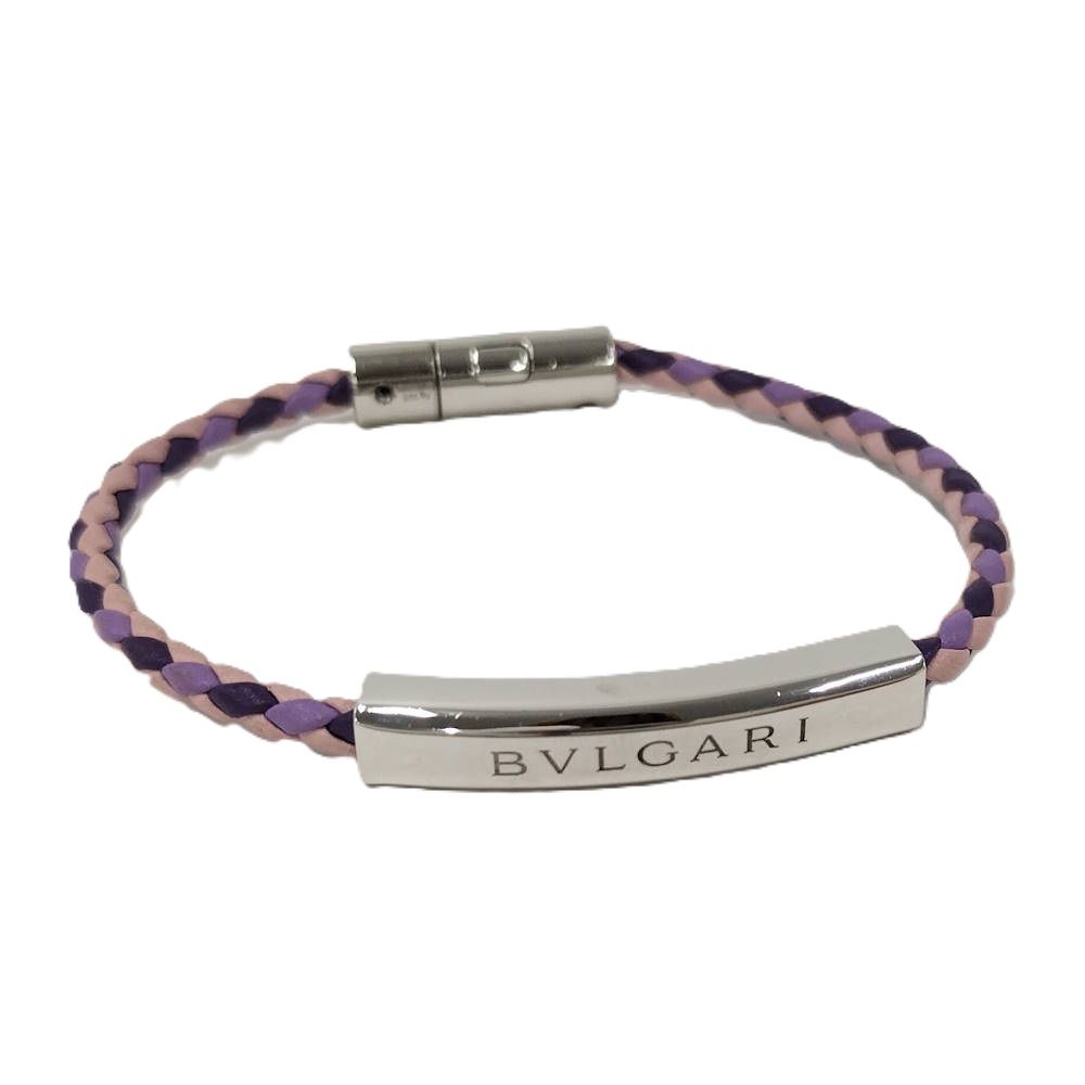 BVLGARI ブルガリ・ブルガリ レザーブレスレット 291786