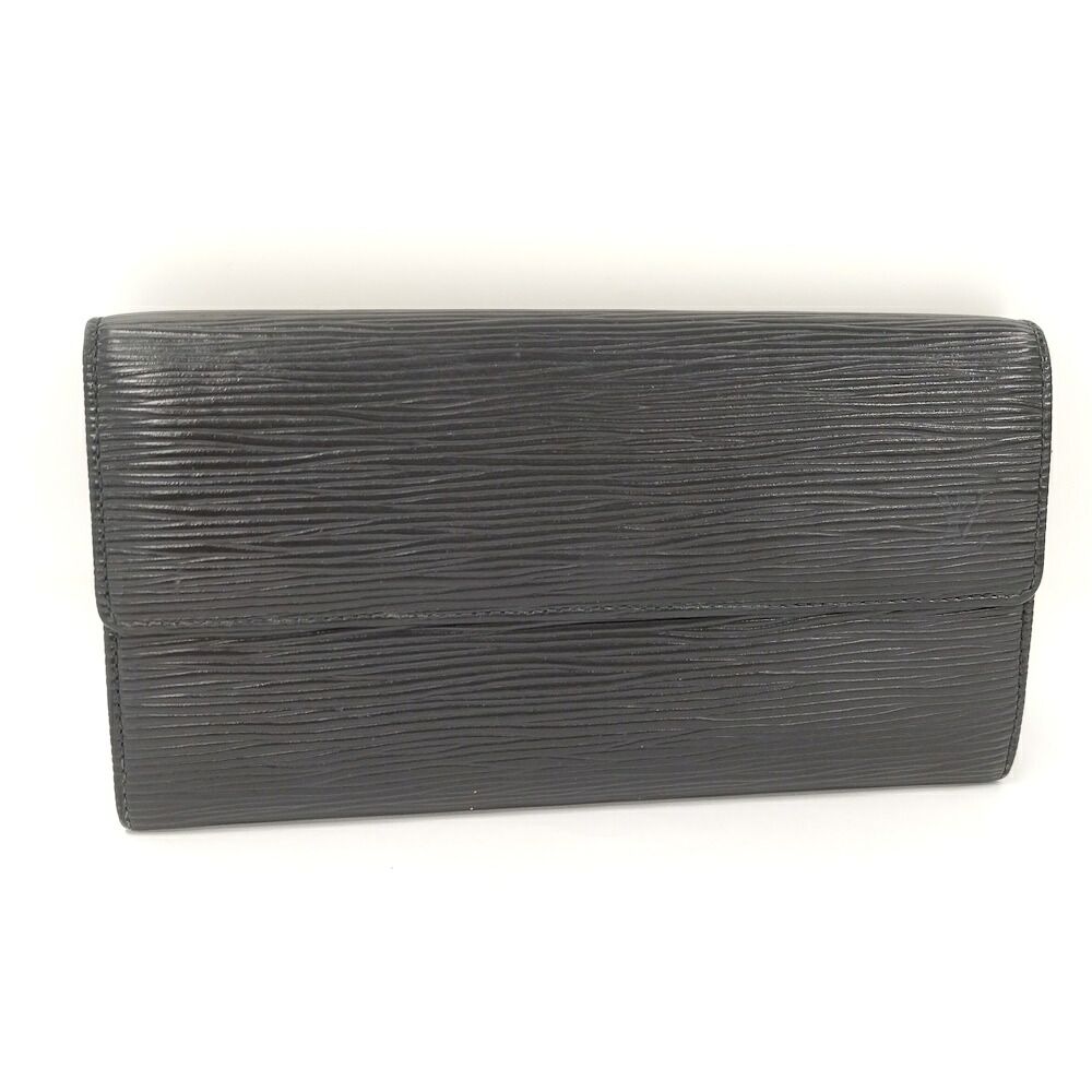 LOUIS VUITTON ポルトモネクレディ 長財布 エピ ノワール ブラック M63572 CA0936 13,780円