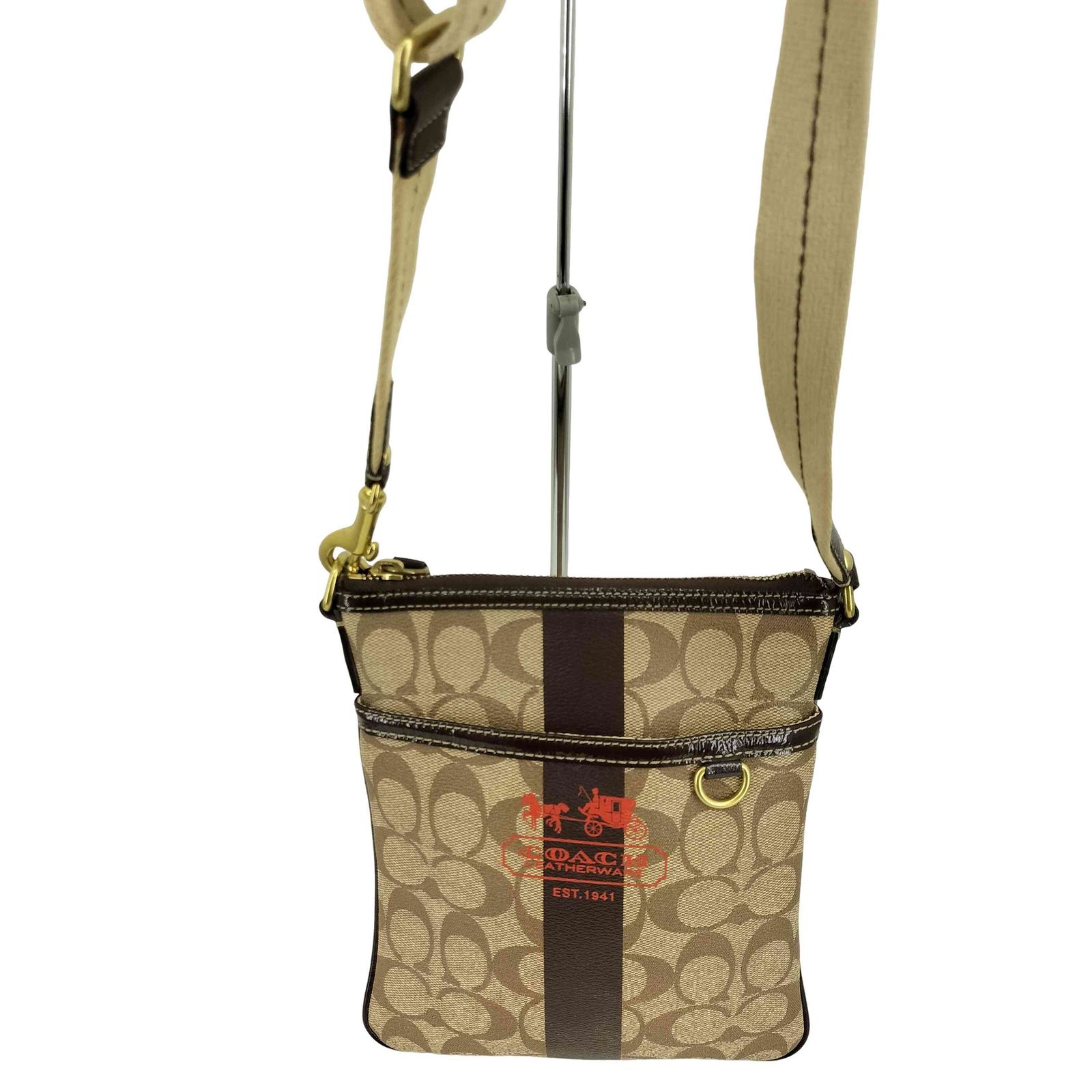 コーチ COACH 馬車ロゴ シグネチャー ショルダーバッグ signature shoulderbag レディース 表記無