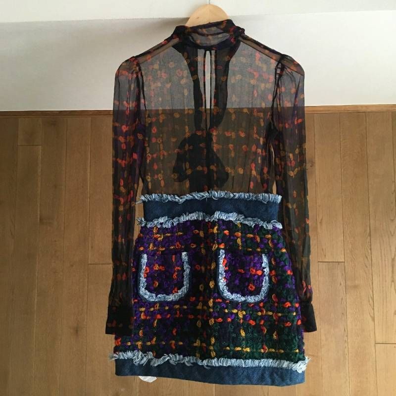 美品　Ｄ＆Ｇ　DOLCE & GABBANA ドルチェ＆ガッバーナ 　ツイード　ワンピース38
