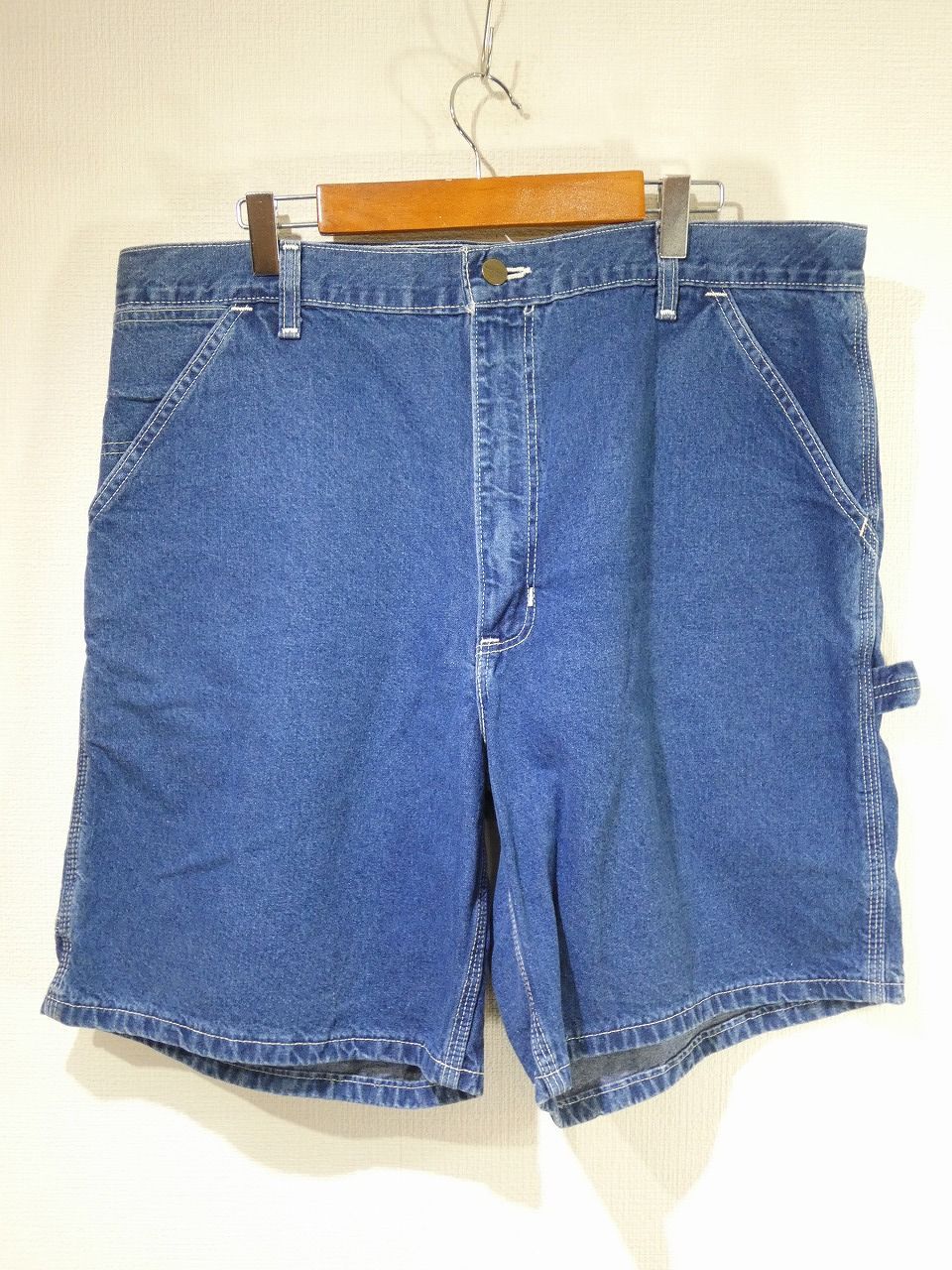 USA製 星型ロゴ 80s 90s ビンテージ Carhartt カーハート デニム ペインター ワーク ショーツ ショート パンツ W37 70s ダブルニー カバーオール 18,469円