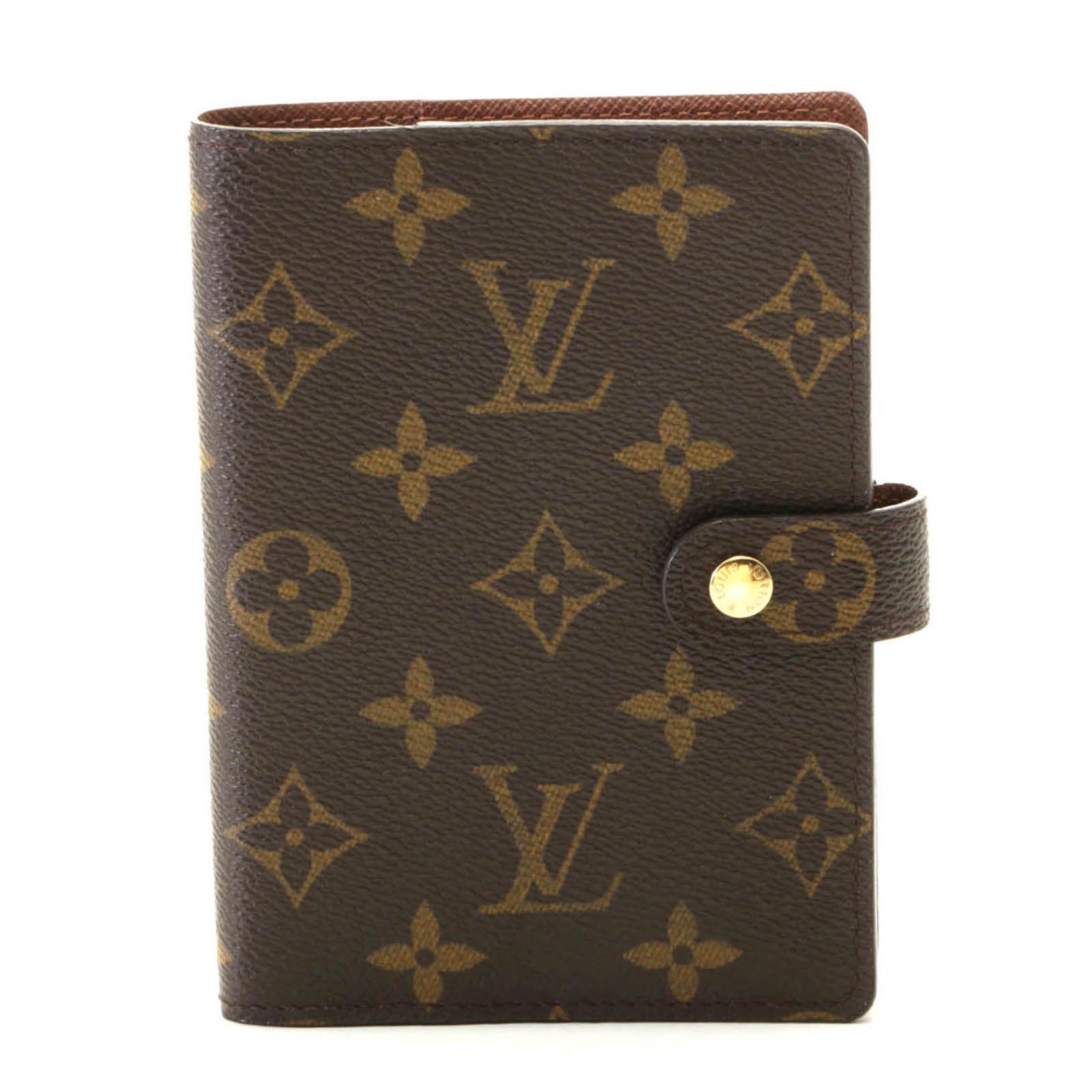 LOUIS VUITTON ルイ・ヴィトン アジェンダPM モノグラム 手帳カバー モノグラムキャンバス アルマニャック ユニセックス【中古】433