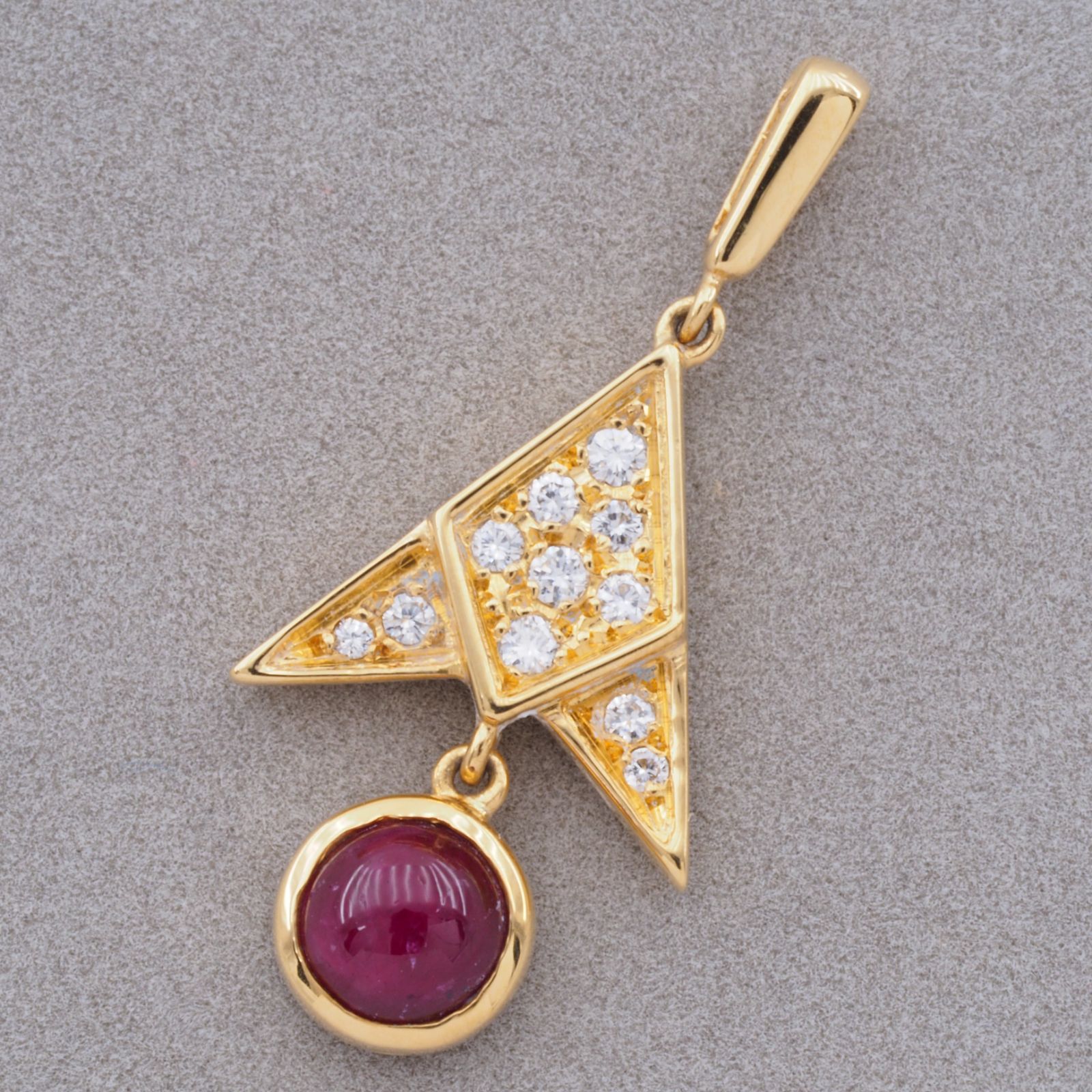 ミキモト ペンダントトップ ルビー ダイヤ K18YG 47,880円