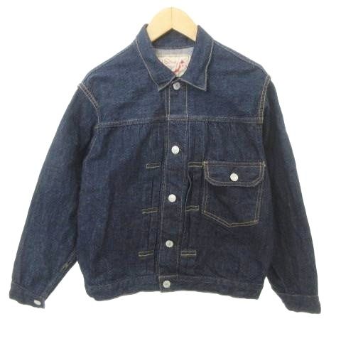 Oaslow orslow 506BB denim jacket plain short length pocket thick XS size blue blue