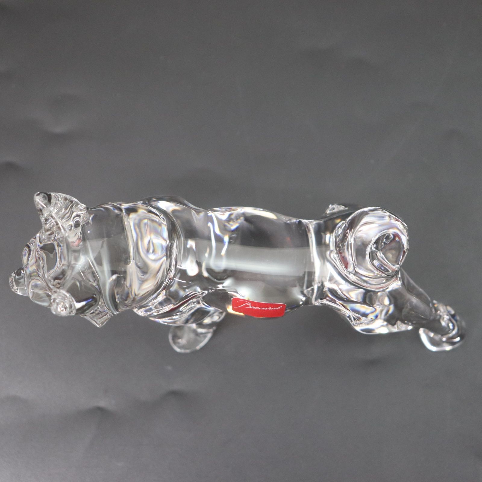 ITQ3F6JRJZSL 未使用保管品 Baccarat バカラ クリスタルガラス 犬 秋田