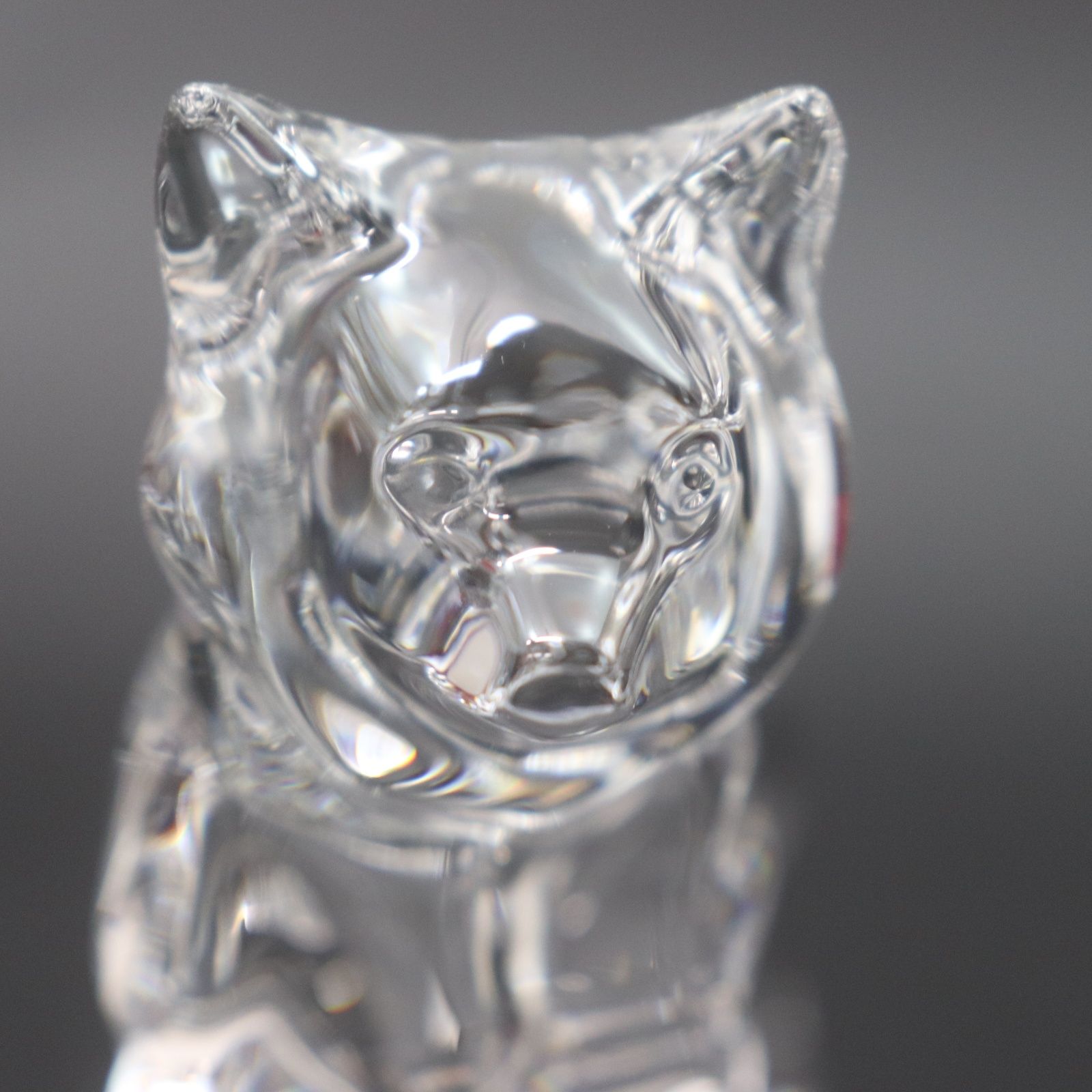 ITQ3F6JRJZSL 未使用保管品 Baccarat バカラ クリスタルガラス 犬 秋田