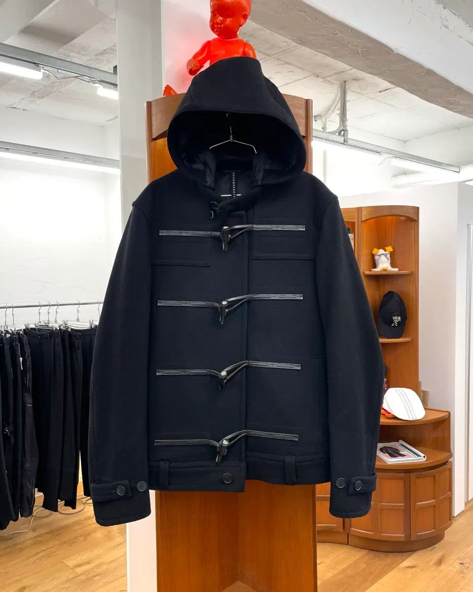 3 ニール バレット ブラック ダッフル ショート ジャケット