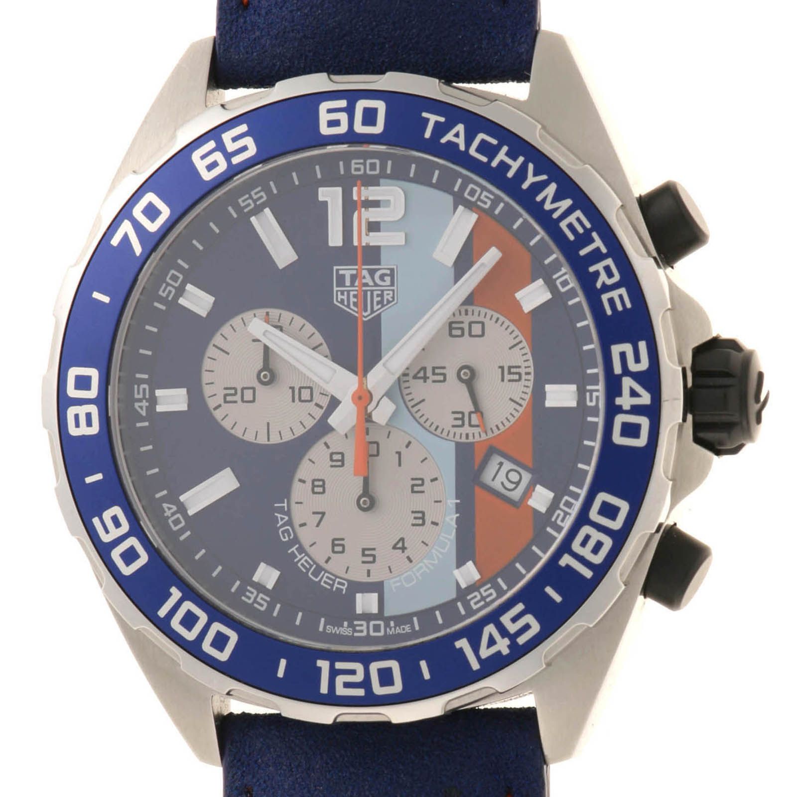 TAG HEUER タグホイヤー フォーミュラ1 F1ガルフスペシャルエディション CAZ101N.FC8243 腕時計 ステンレス クォーツ メンズ 【中古】431
