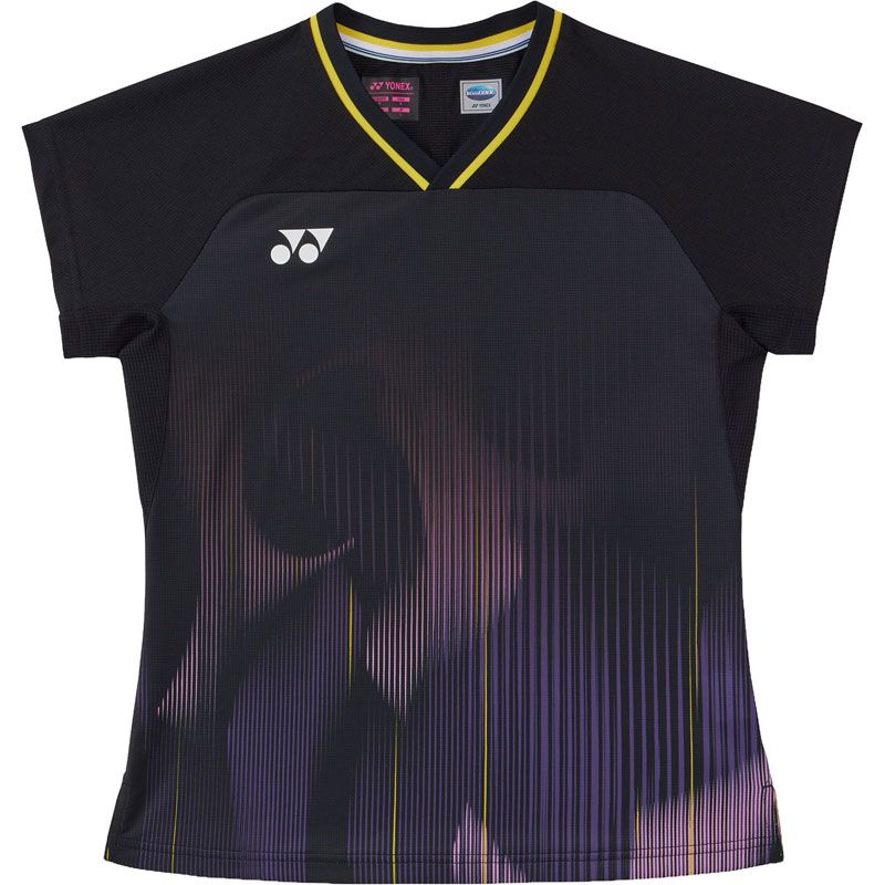 ヨネックス YONEX ウィメンズゲームシャツ テニス ゲームシャツ・パンツ ゲームシャツウィメンズ 20966、(007)ブラック
