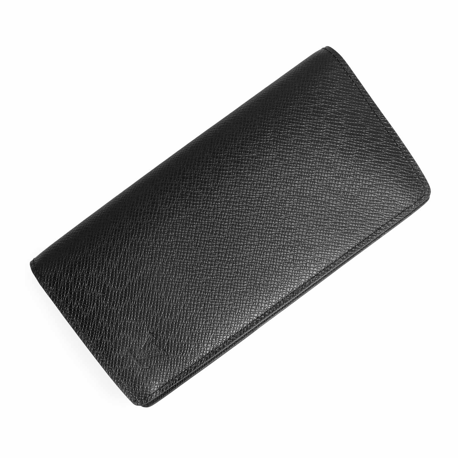 ルイ ヴィトン M30501 ポルトフォイユ ブラザ タイガ ノワール ブラック 二つ折り長財布 レザー シルバー金具 箱付 LOUIS VUITTON（新品・未使用品）
