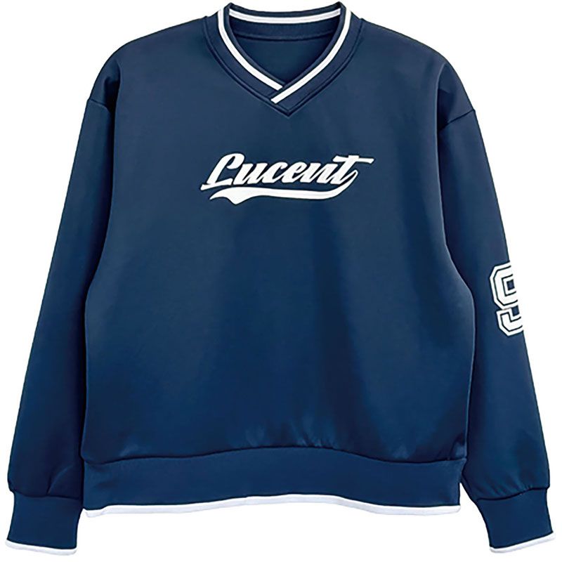 ルーセント LUCENT Ladies トレーナー テニス スウェット・トレーナ スウェットトレーナーウィメ・ XLT2226、ブラック