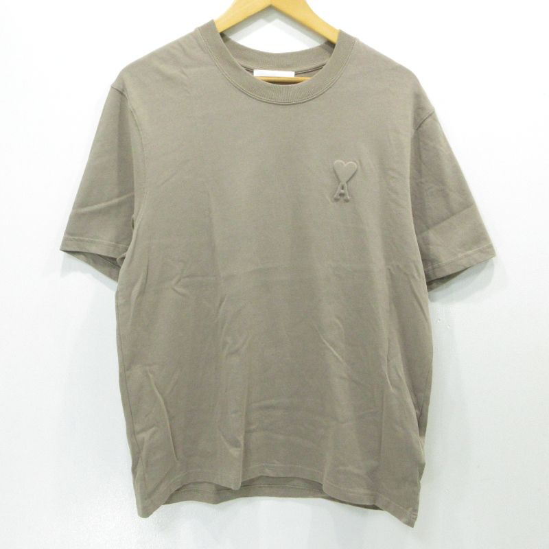 【三重本店】 中古 AMI | アミ 半袖Ｔシャツ AMI DE COEUR Tシャツ UTS025.726 ベージュ サイズ：M 【108】 11,248円