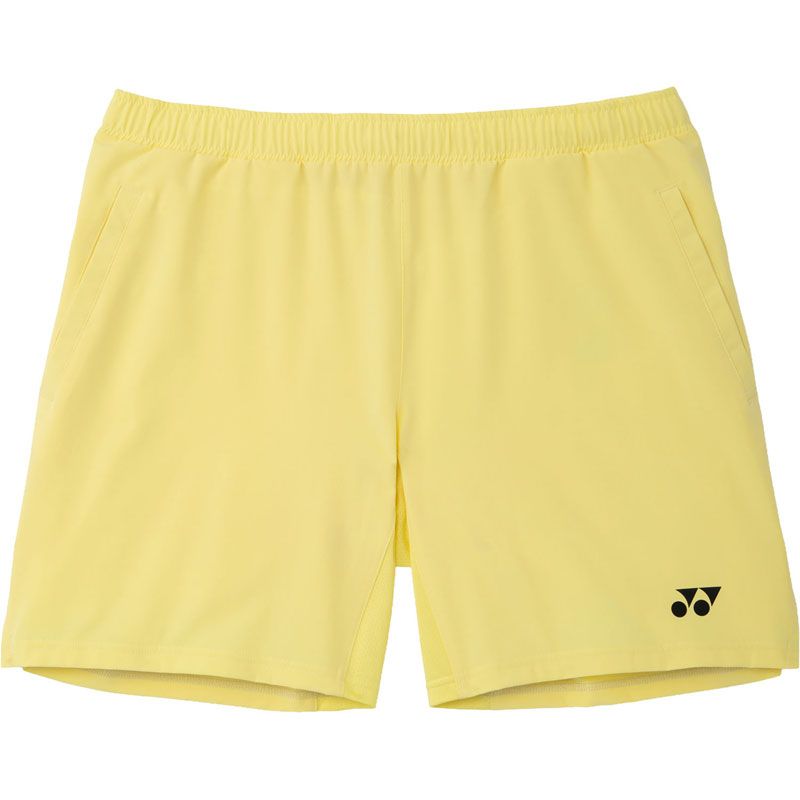 ヨネックス YONEX ユニハーフパンツ テニス ゲームシャツ･パンツ ゲームパンツ 15237、(370)ペールイエロー