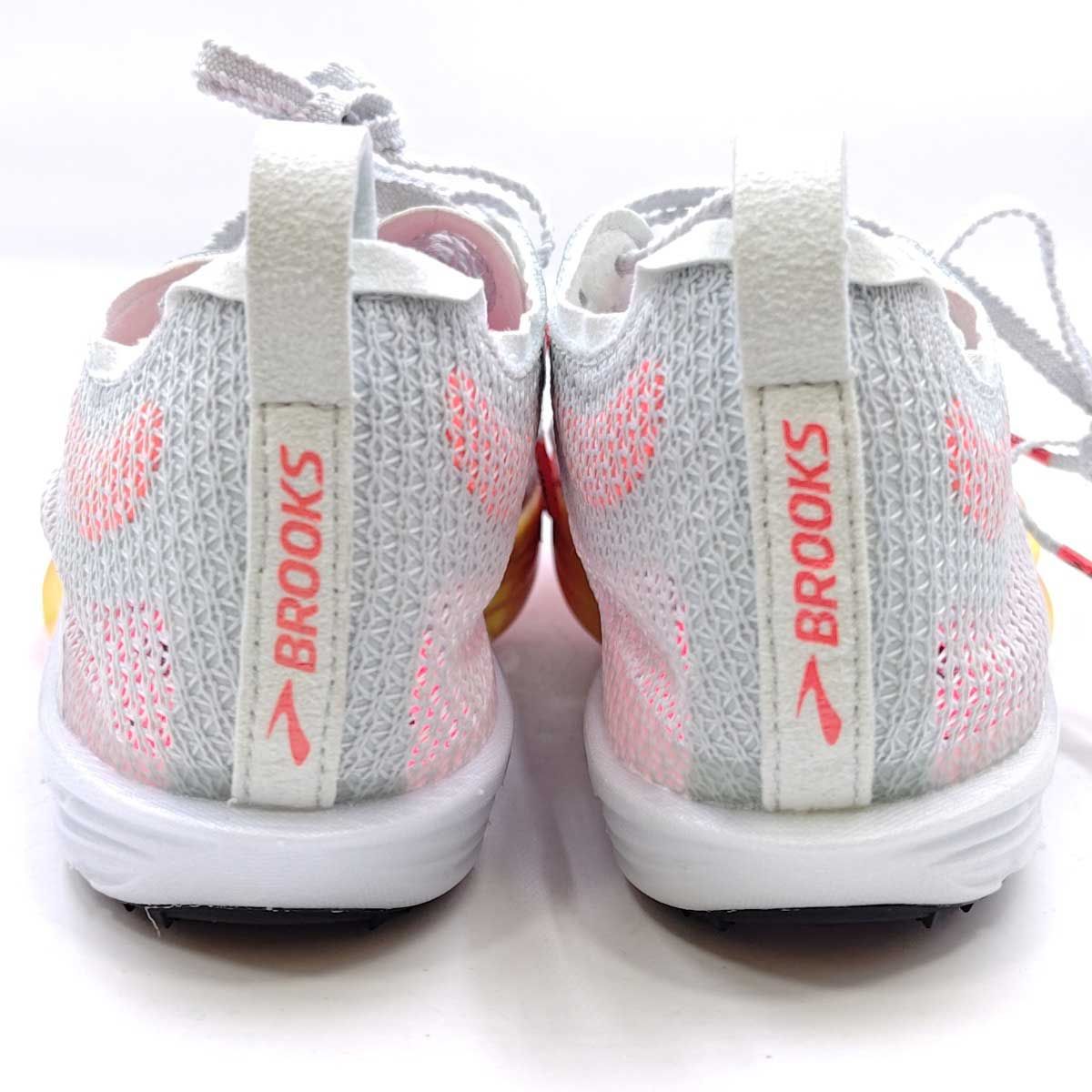 【未使用】BROOKS ブルックス ハイペリオンエリートMD 陸上スパイク 26.5cm ホワイト オレンジ MD-0480 メンズ 800m-1500m
