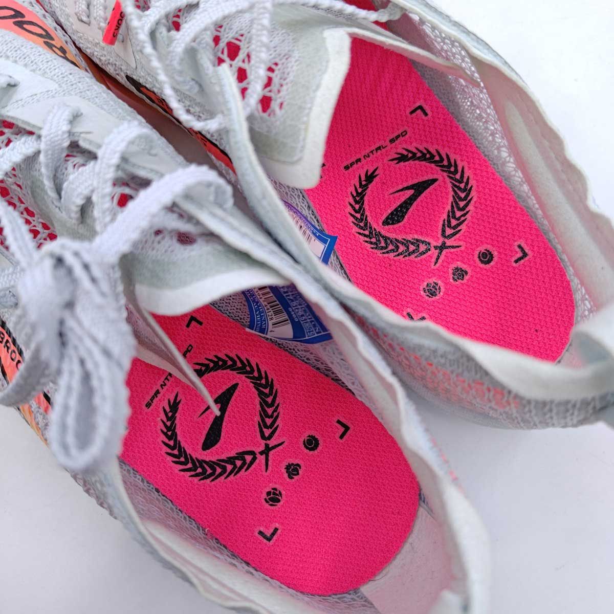 【未使用】BROOKS ブルックス ハイペリオンエリートMD 陸上スパイク 26.5cm ホワイト オレンジ MD-0480 メンズ 800m-1500m