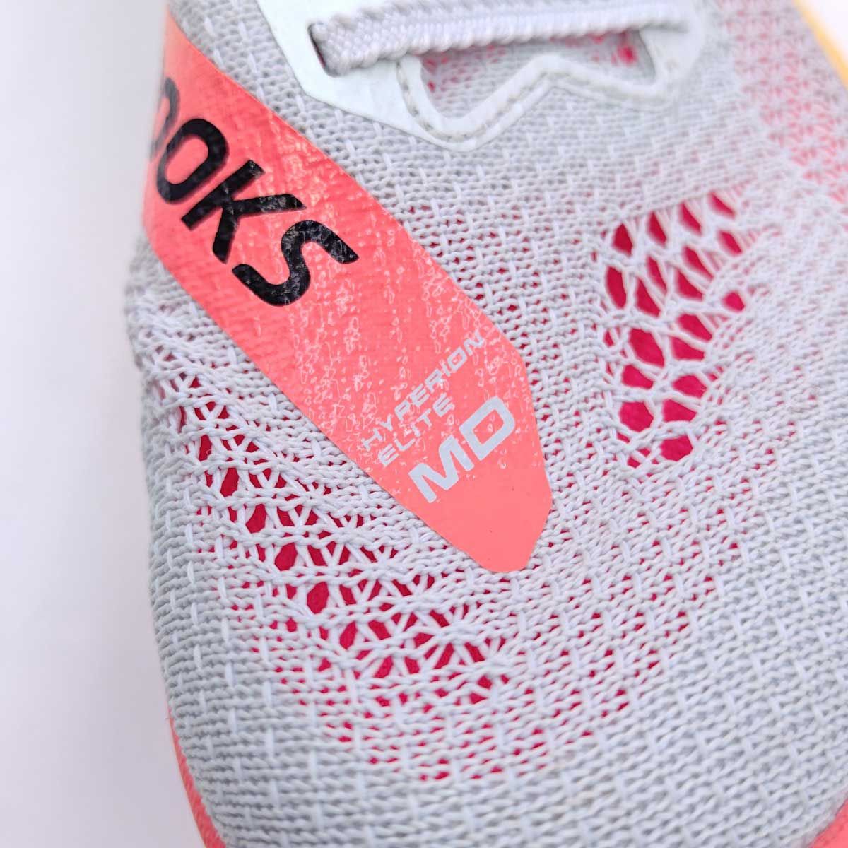 【未使用】BROOKS ブルックス ハイペリオンエリートMD 陸上スパイク 26.5cm ホワイト オレンジ MD-0480 メンズ 800m-1500m