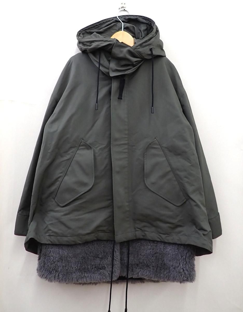 ★9968☆THE RERACS ザ リラクス UNITED ARROWS 別注 ショートモッズコート 21FW-RECT-310L-UASP ボアライナー付き　美品　36